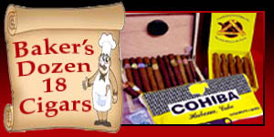 18 Ct. Bakers Dozen Cigar Sampler
